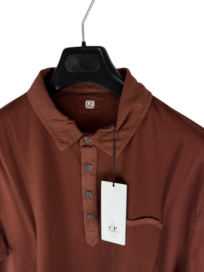 Polo marrone C.P. Company (nuova con cartellino) - Taglia XL