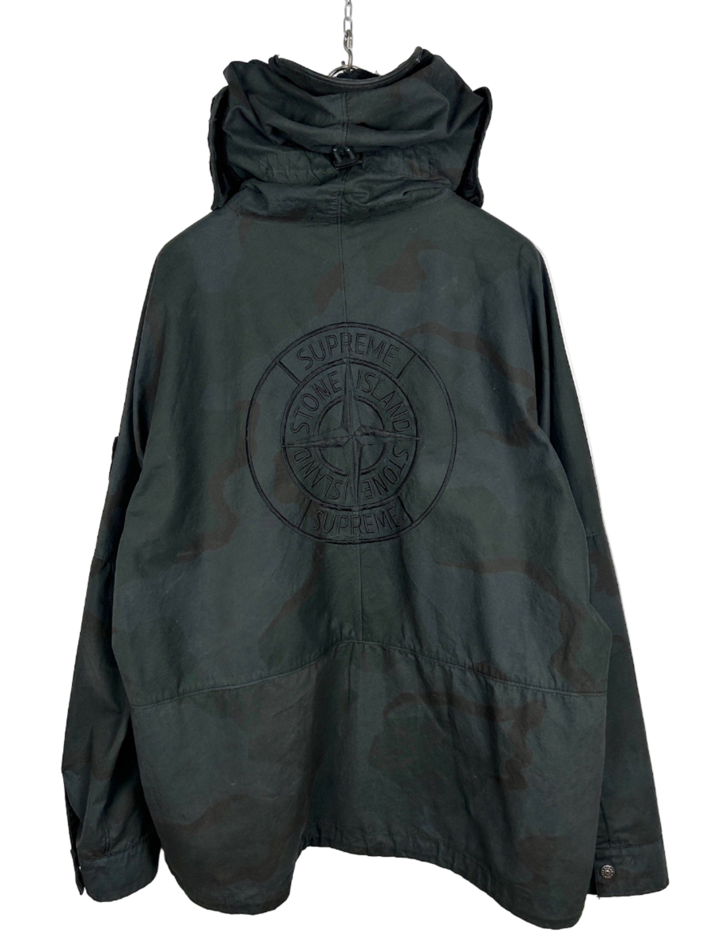 Giacca nera Riot Mask Brushed Cotton 2C Camo - OVD Stone Island x Supreme - Taglia L