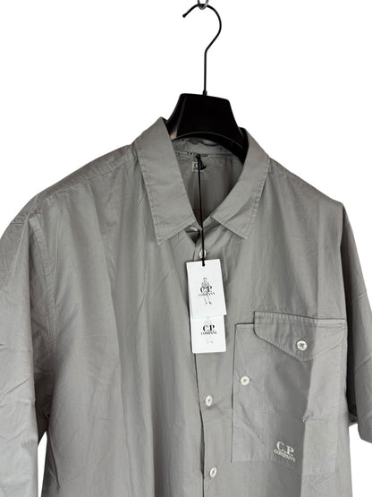 Camicia grigia con taschino sul petto C.P. Company (nuova con cartellino) - Taglia XXL