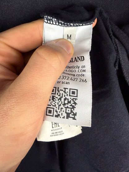 Polo blu a maniche lunghe Stone Island - Taglia M