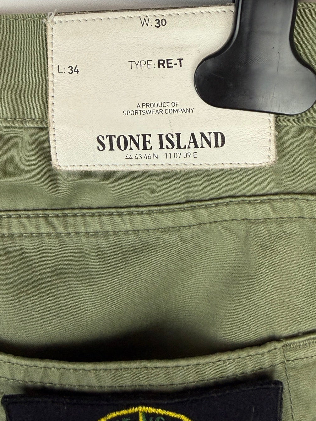 Jeans verdi Stone Island - Taglia W30