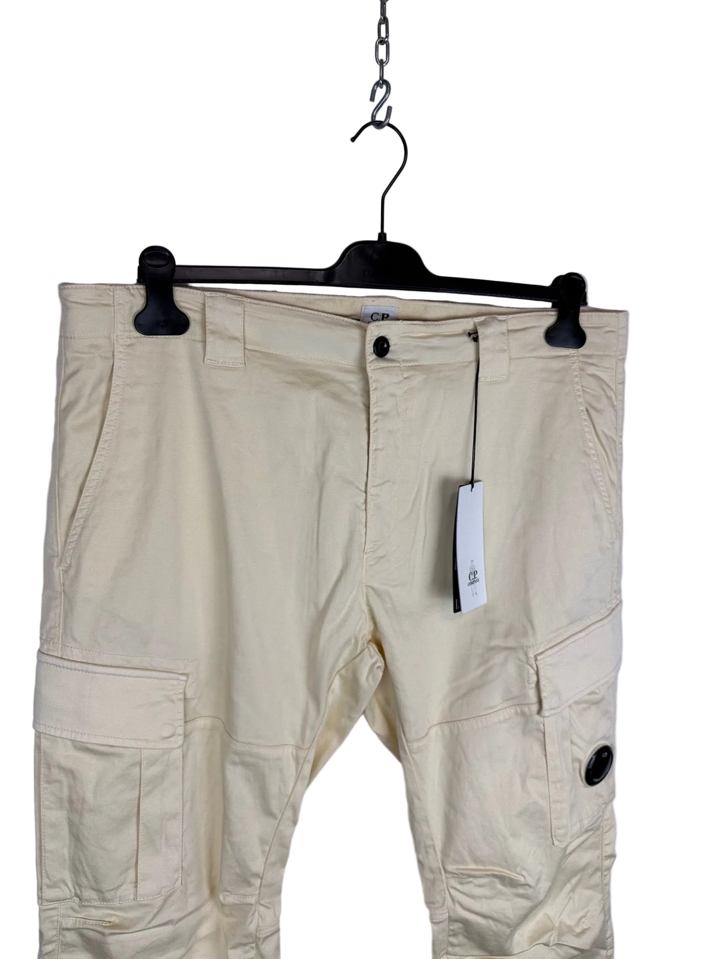 Pantaloni cargo bianco-panna C.P. Company (nuovi con cartellino) - Taglia W38