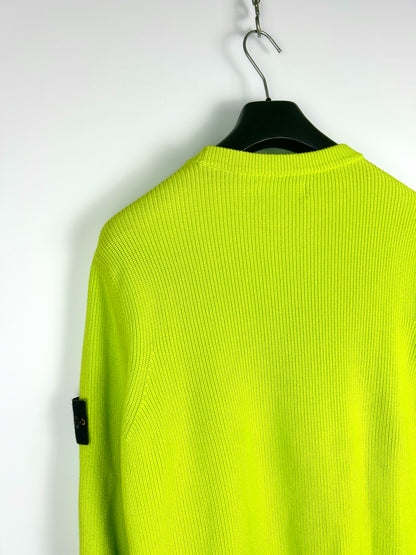 Maglione verde fluo Stone Island - Taglia L