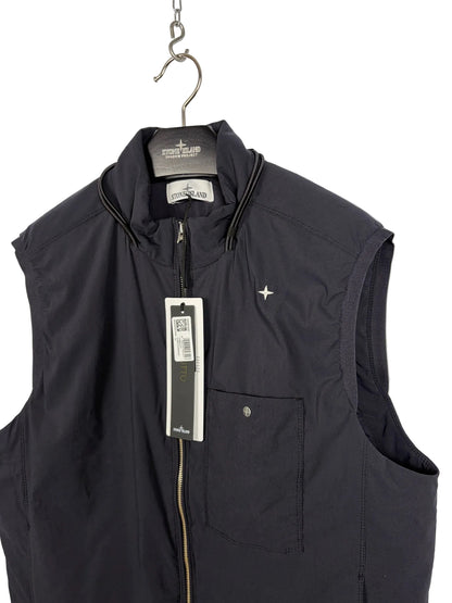 Giacca smanicato nera Stone Island Stellina Capo Campionario (nuovo con cartellino) - Taglia L