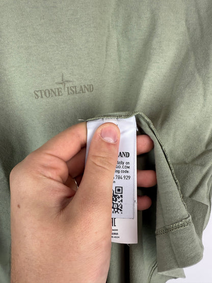 T-shirt verde reflective Stone Island - Taglia S