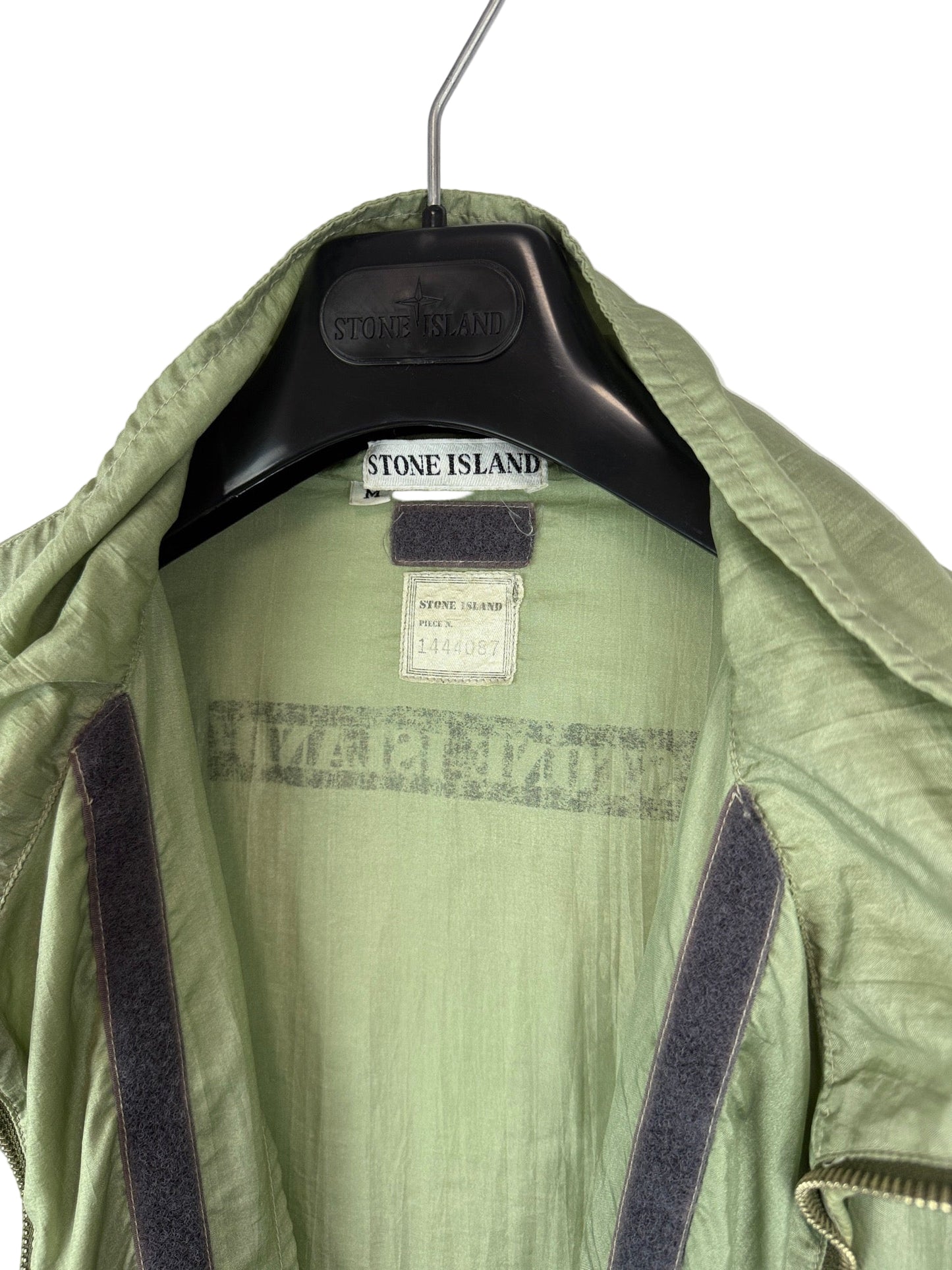 Giacca verde in Nylon Vintage 1988 Stone Island - Taglia M