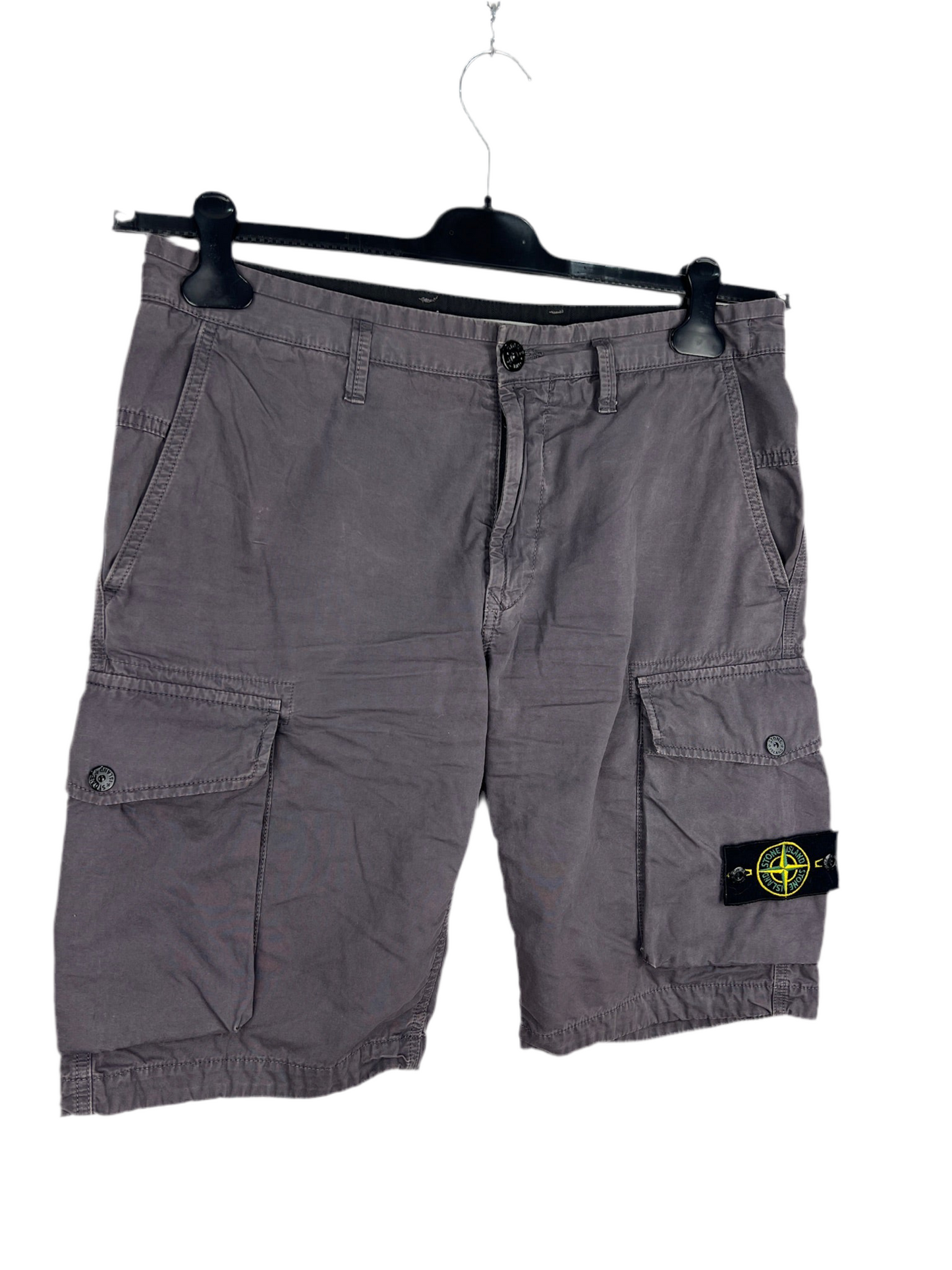 Pantaloncini cargo grigi Stone Island - Taglia W32