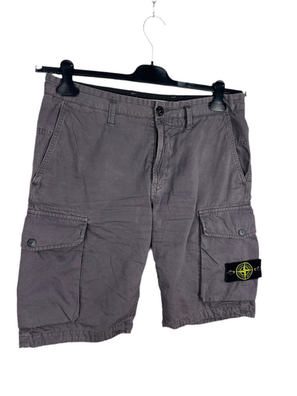 Pantaloncini cargo grigi Stone Island - Taglia W32