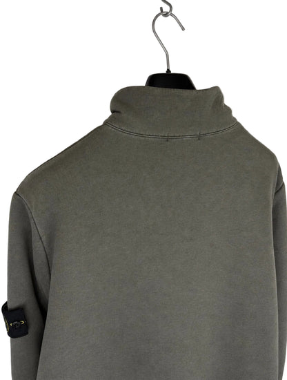 Maglione Vintage grigio con zip 1/4 Stone Island - Taglia XXL - foto 6