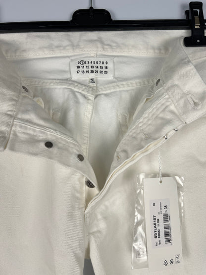 Jeans bianchi da donna Maison Martin Margiela (nuovi con cartellino) - Taglia 42
