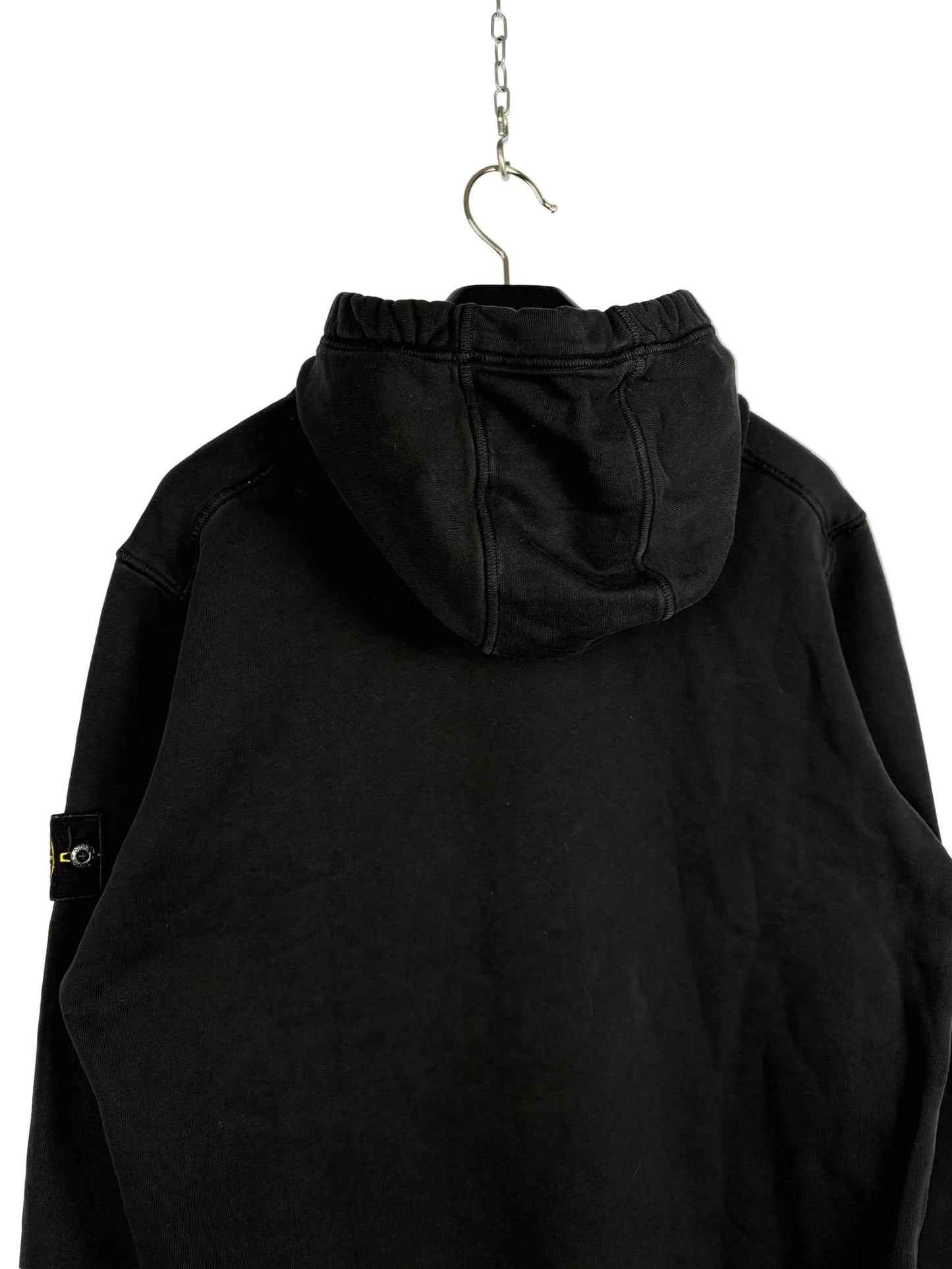 Felpa nera con cappuccio Stone Island 2025 - Taglia L