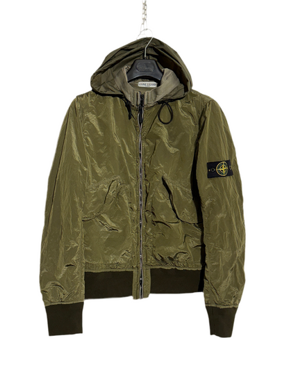 Giacca del 2008 in Nylon metal verde oliva Stone Island - Taglia M