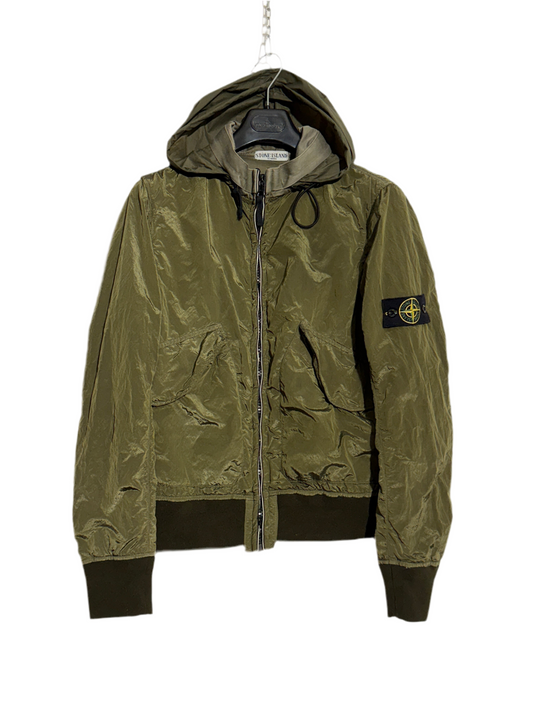 Giacca del 2008 in Nylon metal verde oliva Stone Island - Taglia M