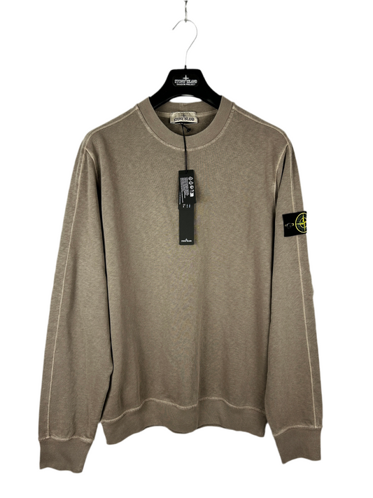 Felpa grigia Stone Island (nuova con cartellino) - Taglia L