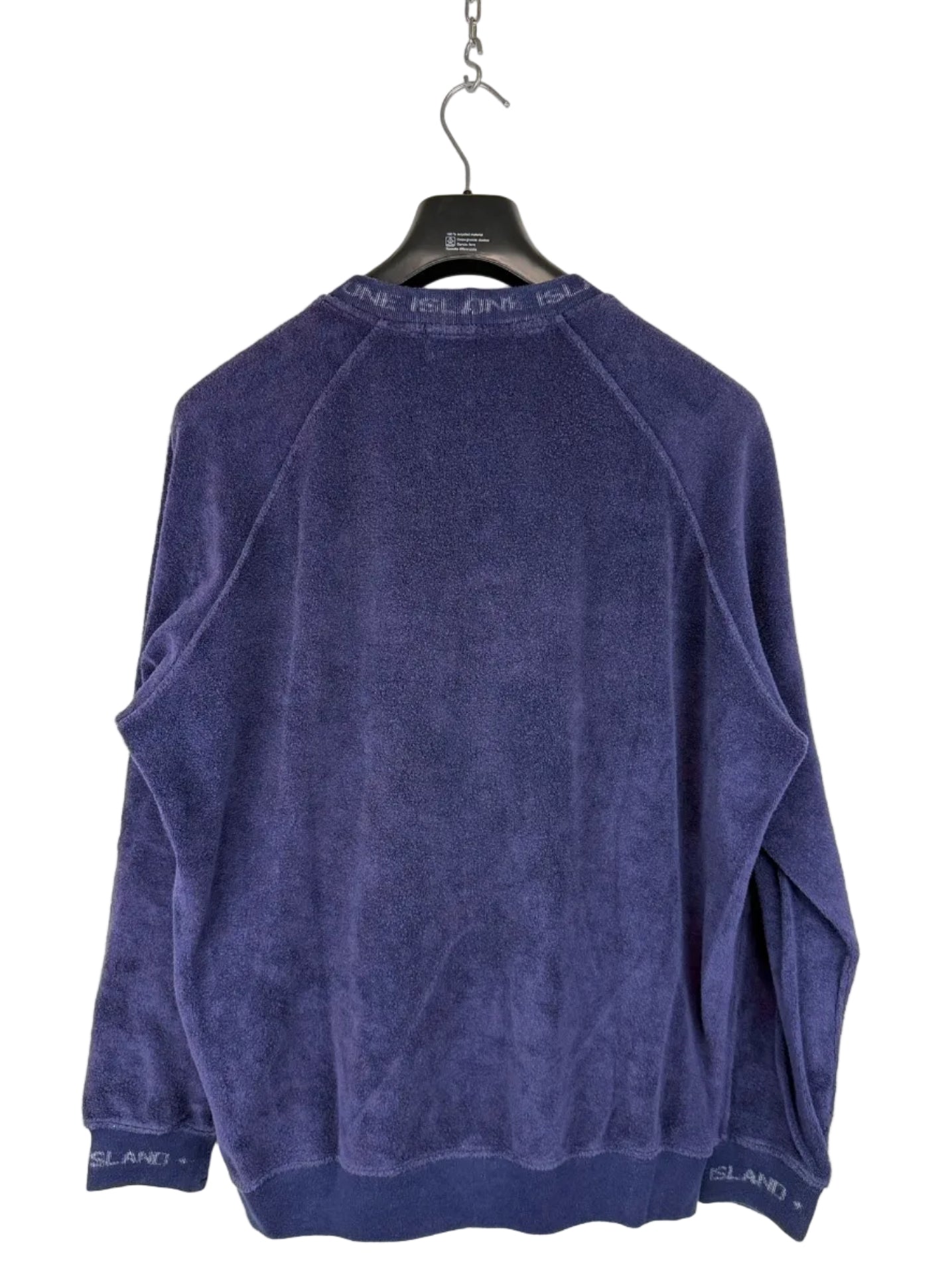 Maglione blu violaceo in ciniglia Stone Island - Taglia L