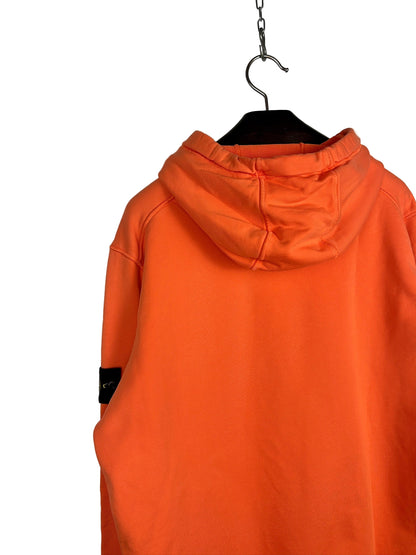 Felpa arancione con cappuccio Stone Island - Taglia XL