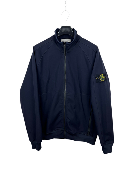 Felpa blu con zip Stone Island - Taglia L