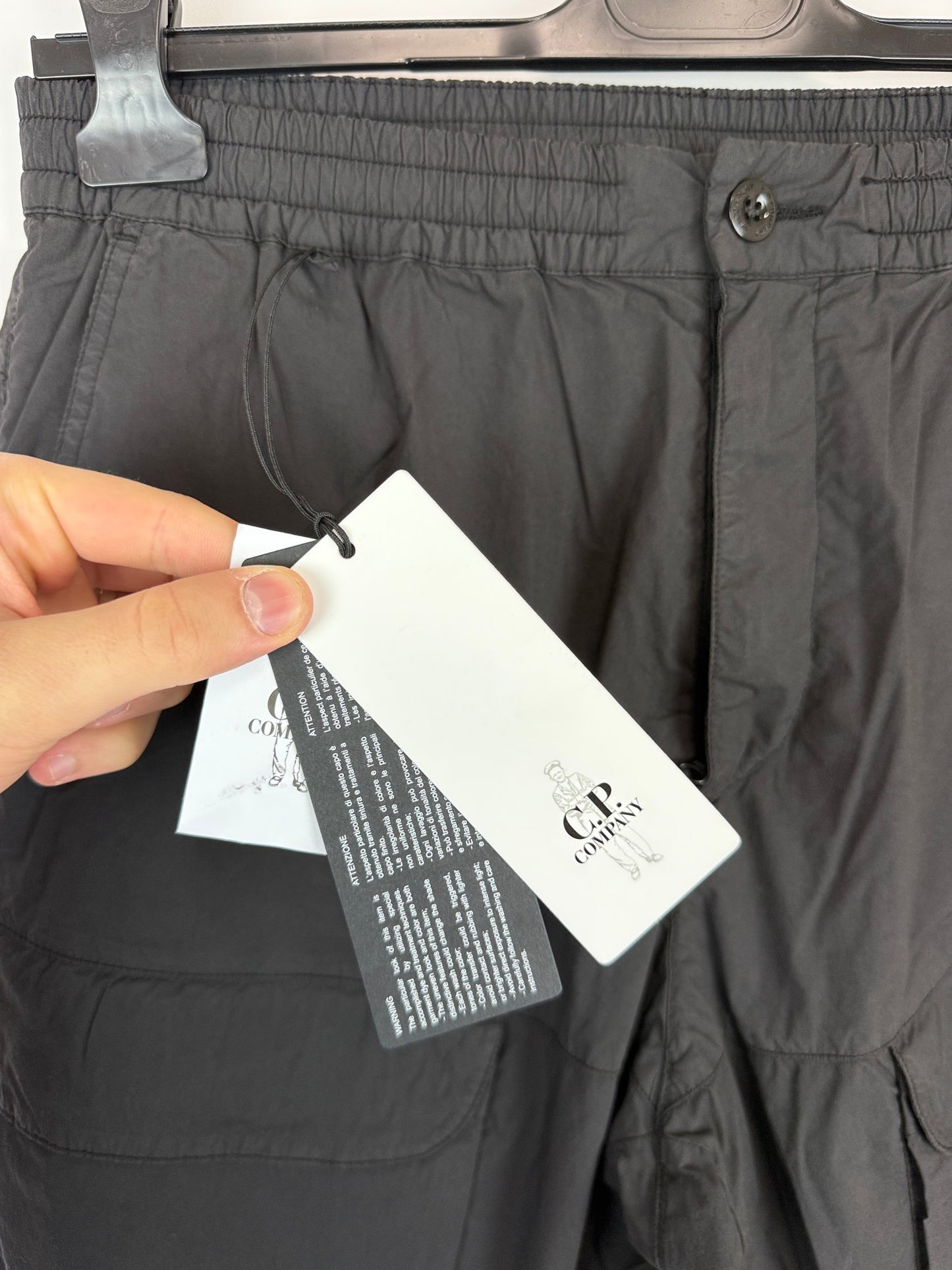 Pantaloni cargo neri C.P. Company (nuovi con cartellino) - Taglia 48
