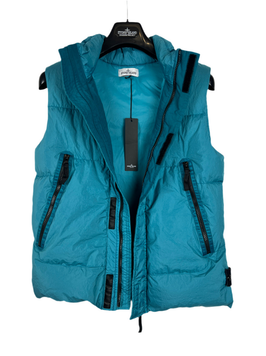 Smanicato azzurro Stone Island (nuovo con cartellino) - Taglia Junior 12 anni
