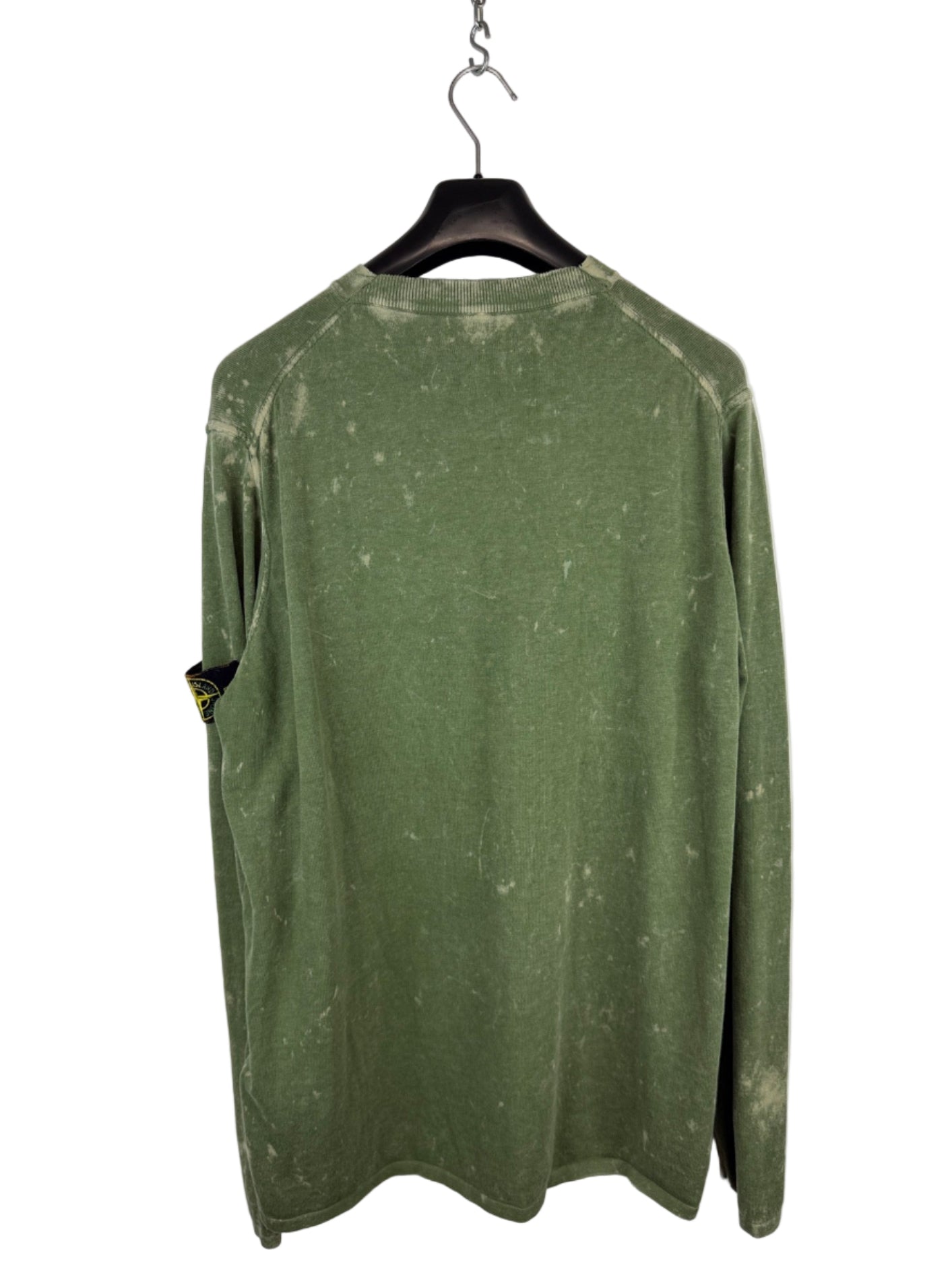 Green tie-dye Stone Island sweater - Size XL