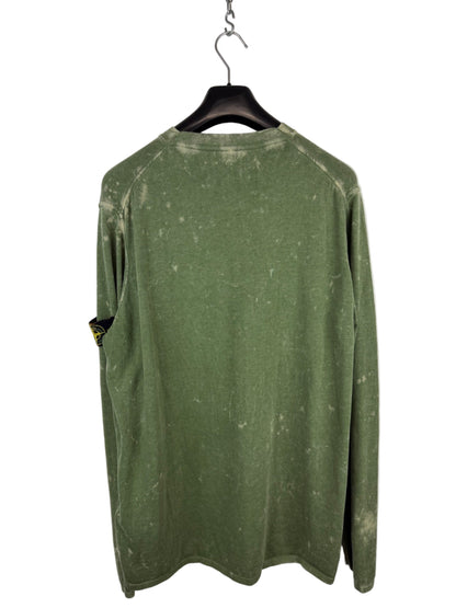 Green tie-dye Stone Island sweater - Size XL