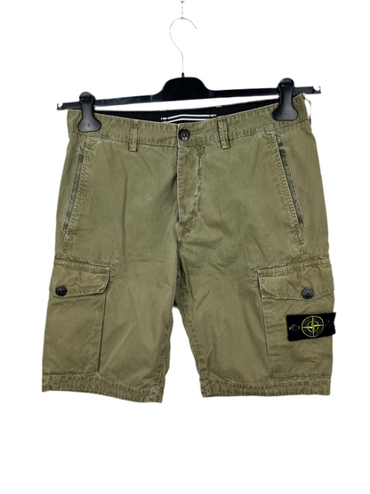 Pantaloncini cargo verde kaki Stone Island - Taglia W32
