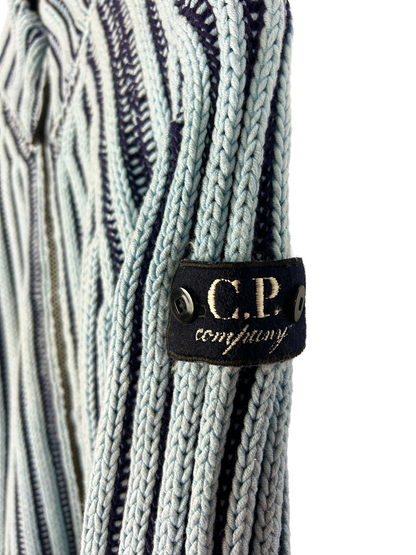 Maglione azzurro con zip C.P. Company - Taglia Junior (10 anni, 140cm)