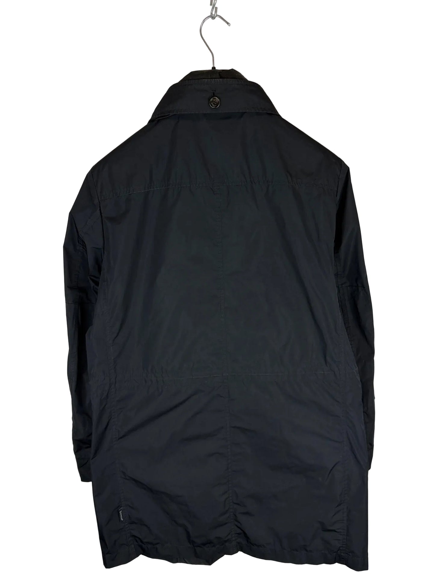 Giacca Ribermont blu navy con cappuccio a scomparsa Moncler - Taglia M