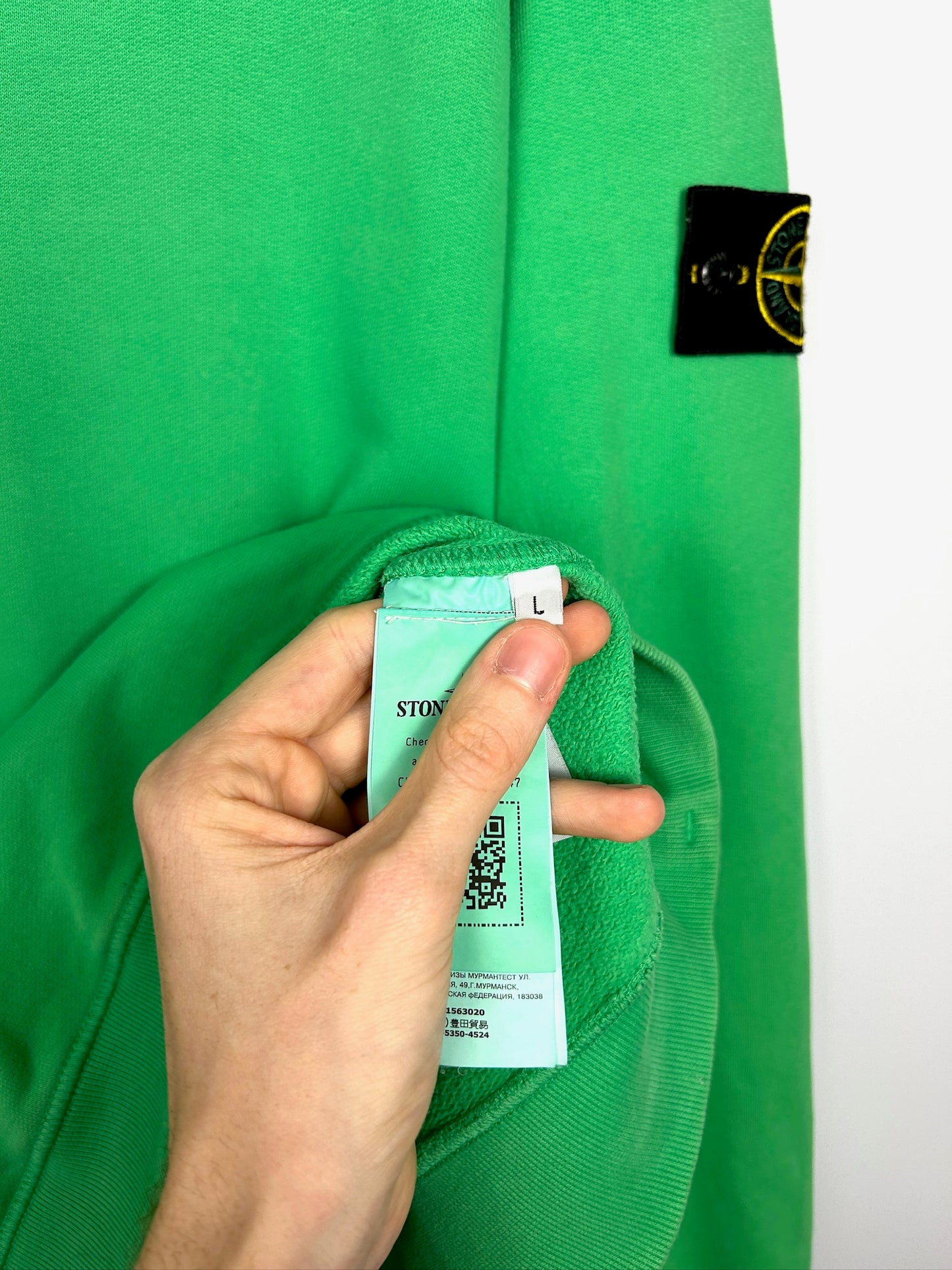 Felpa verde Stone Island - Taglia L