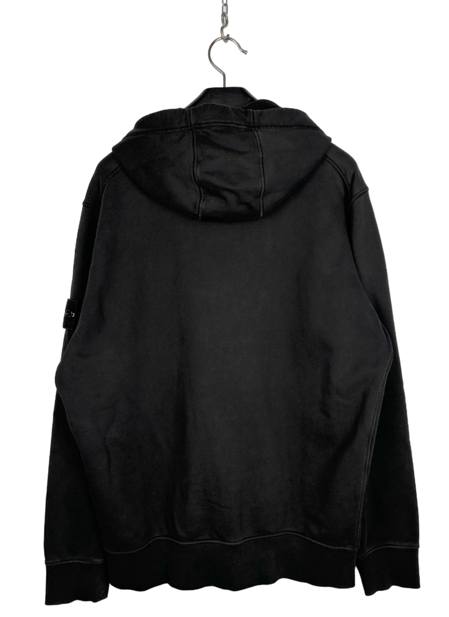 Felpa nera con chiusura a zip Stone Island - Taglia L