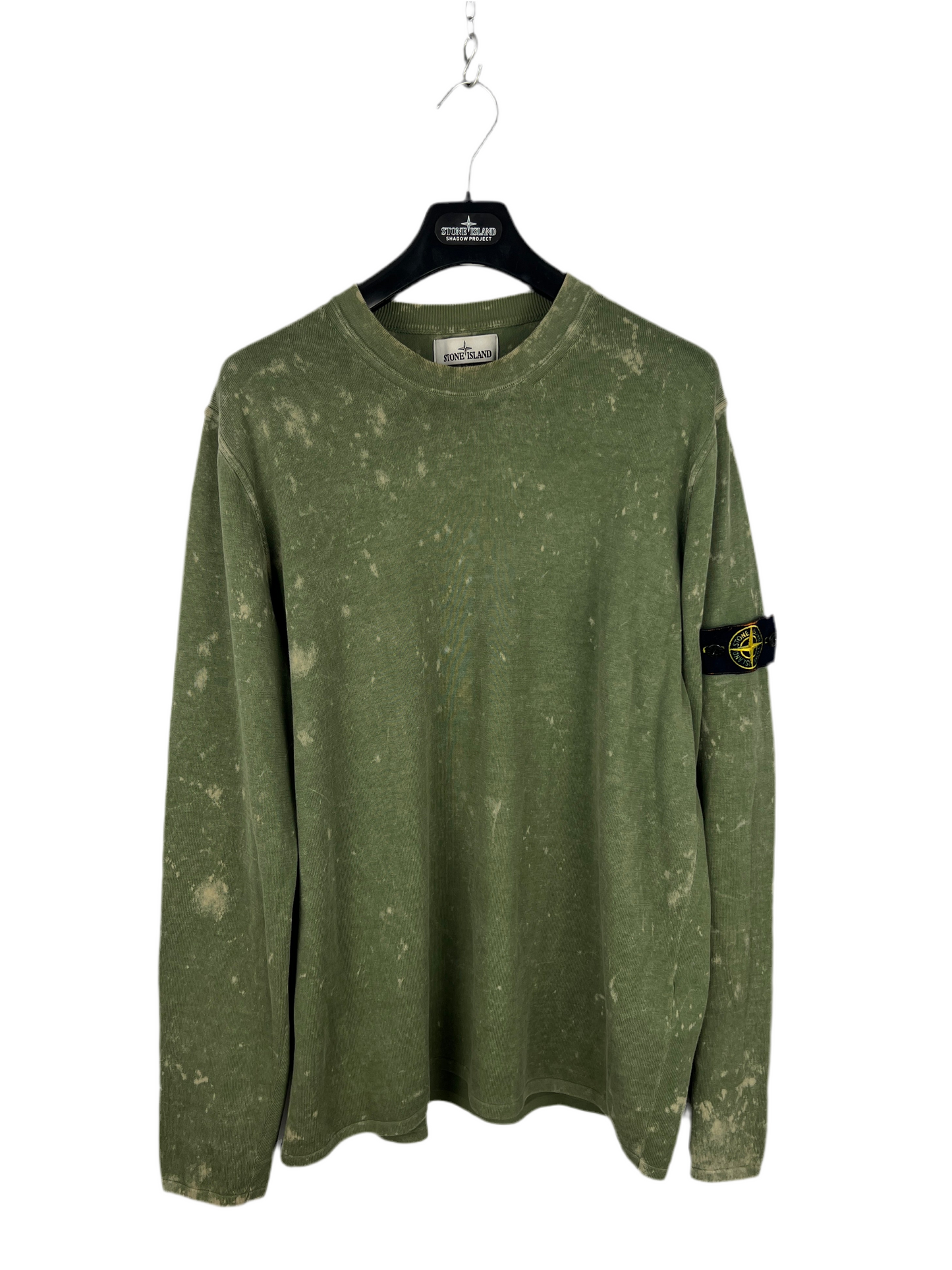 Maglioncino verde tie dye Stone Island - Taglia XL