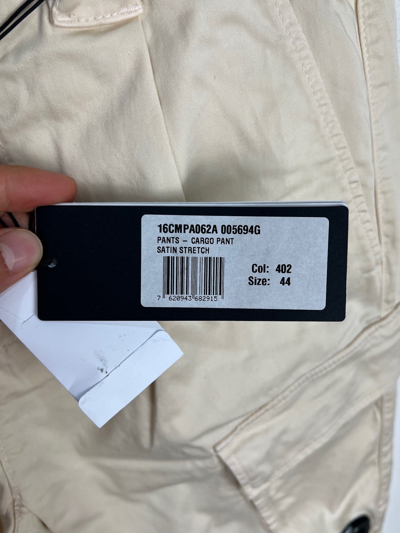 Pantaloni cargo bianco-panna C.P. Company (nuovi con cartellino) - Taglia W29