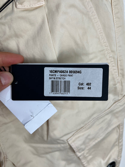 Pantaloni cargo bianco-panna C.P. Company (nuovi con cartellino) - Taglia W29