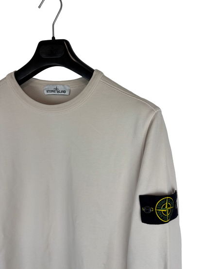 Felpa bianco panna Stone Island - Taglia M