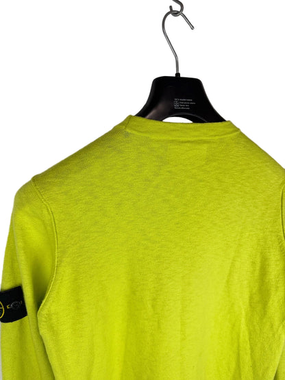 Maglione giallo lime Stone Island - Taglia S