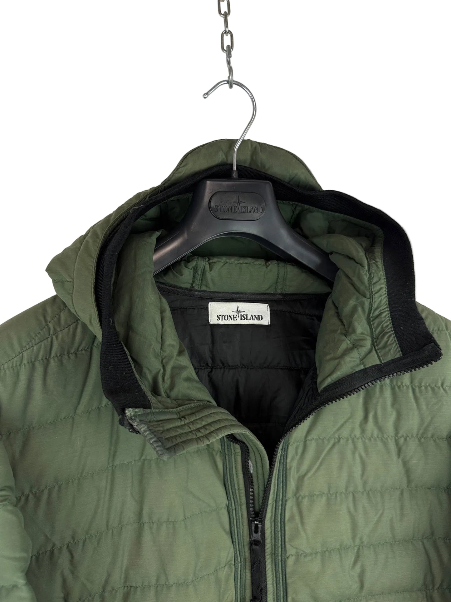 Giacca verde 0-Cotton / R-Nylon Tela Stone Island - Taglia 3XL