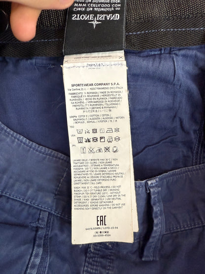Pantaloncini cargo blu Stone Island - Taglia W33