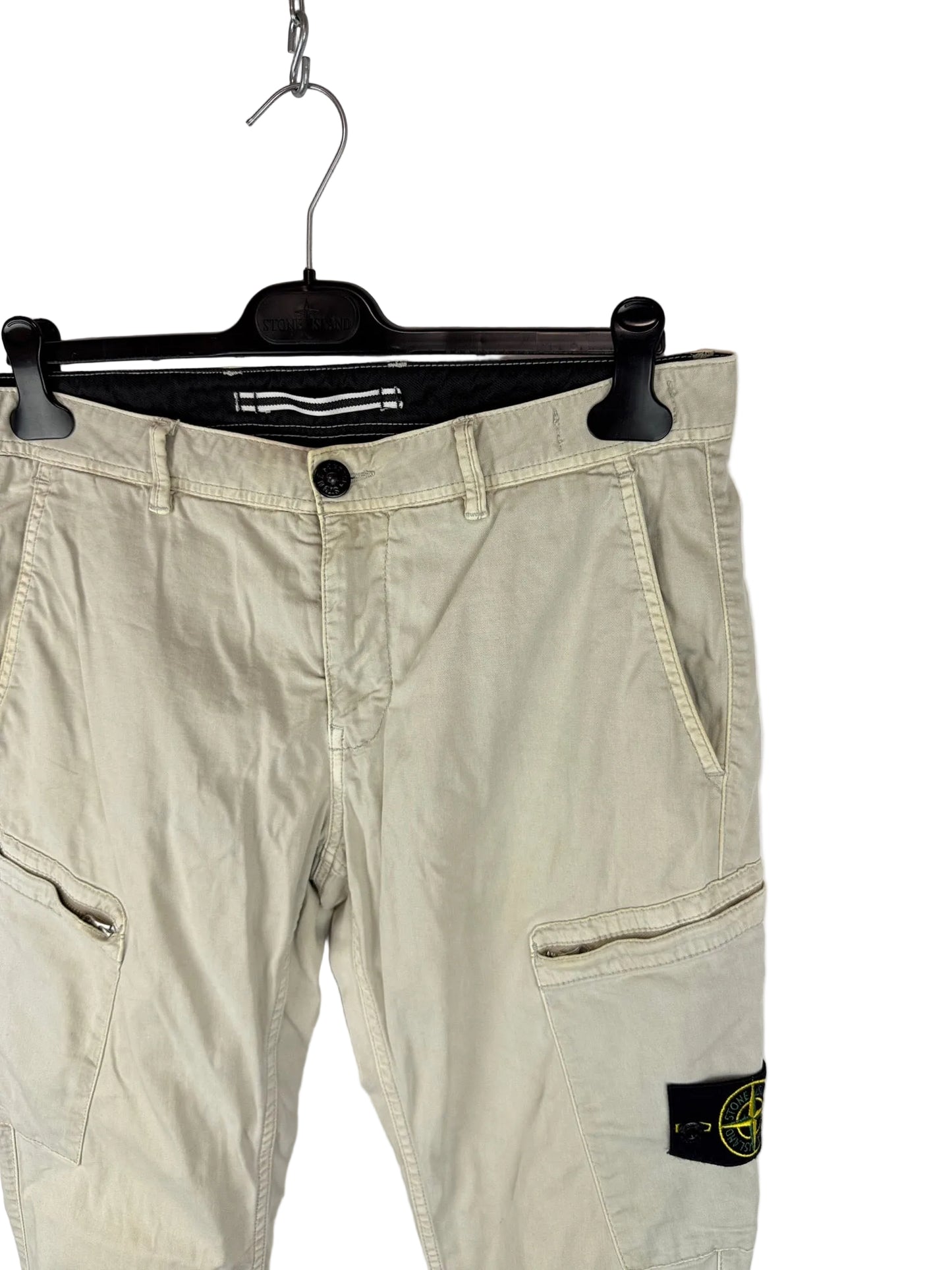 Pantaloni cargo beige Stone Island - Taglia W33