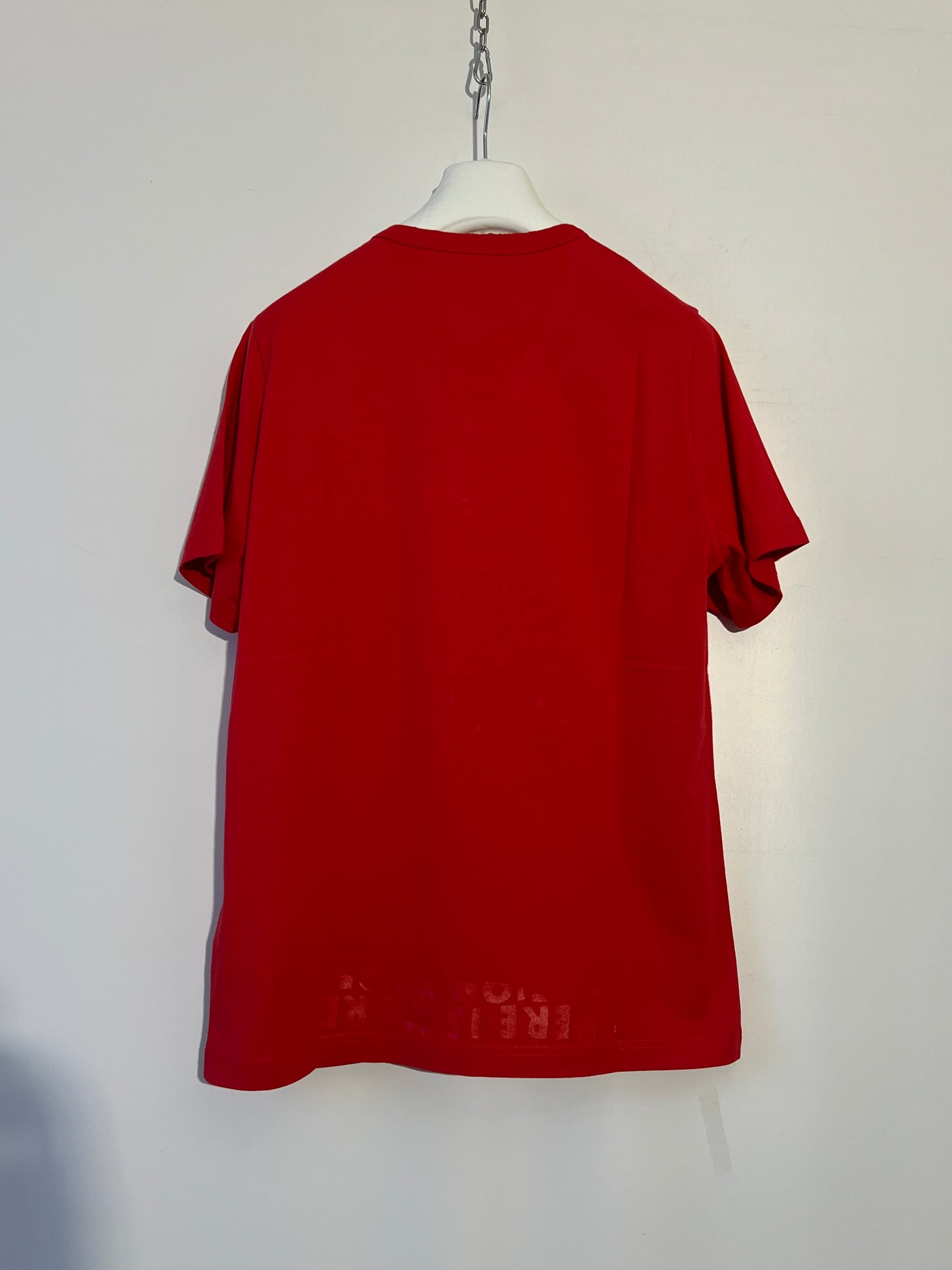 T-shirt rossa Maison Martin Margiela (nuova con cartellino) - Taglia L