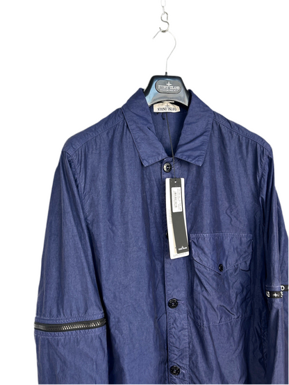 Giacca-camicia blu navy “Cupro Nylon-TC” Stone Island - Taglia L