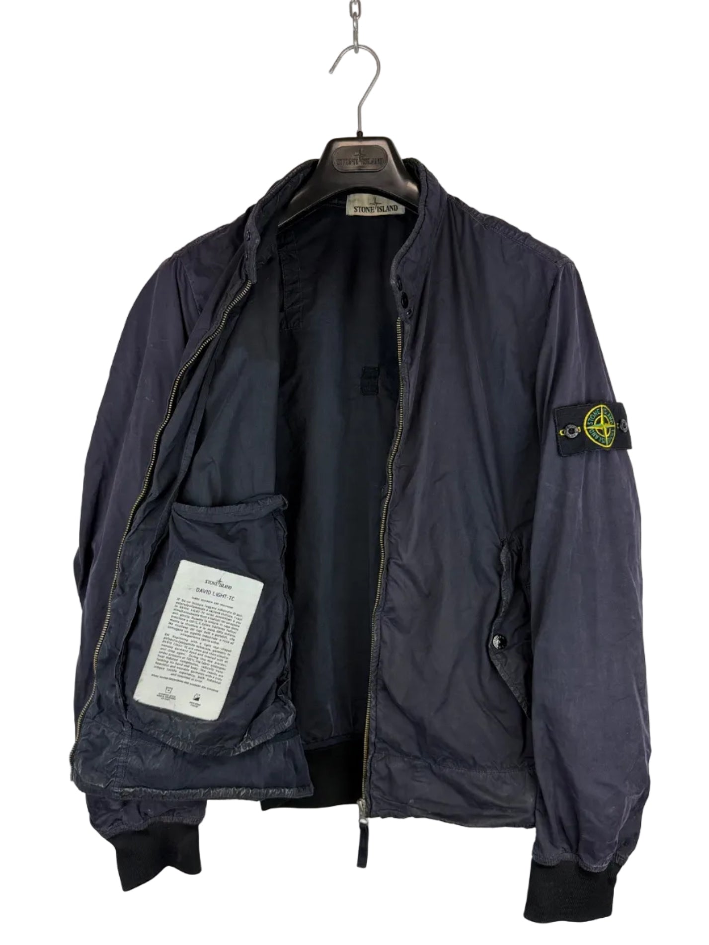 Giacca David Light-TC con chiusura a zip Stone Island - Taglia M