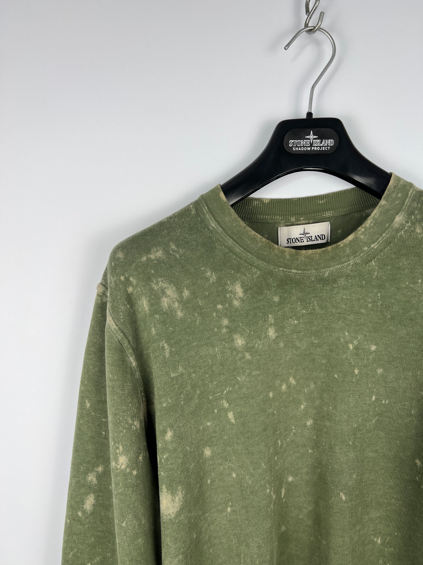 Maglioncino verde tie dye Stone Island - Taglia XL