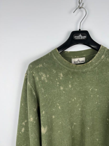 Maglioncino verde tie dye Stone Island - Taglia XL