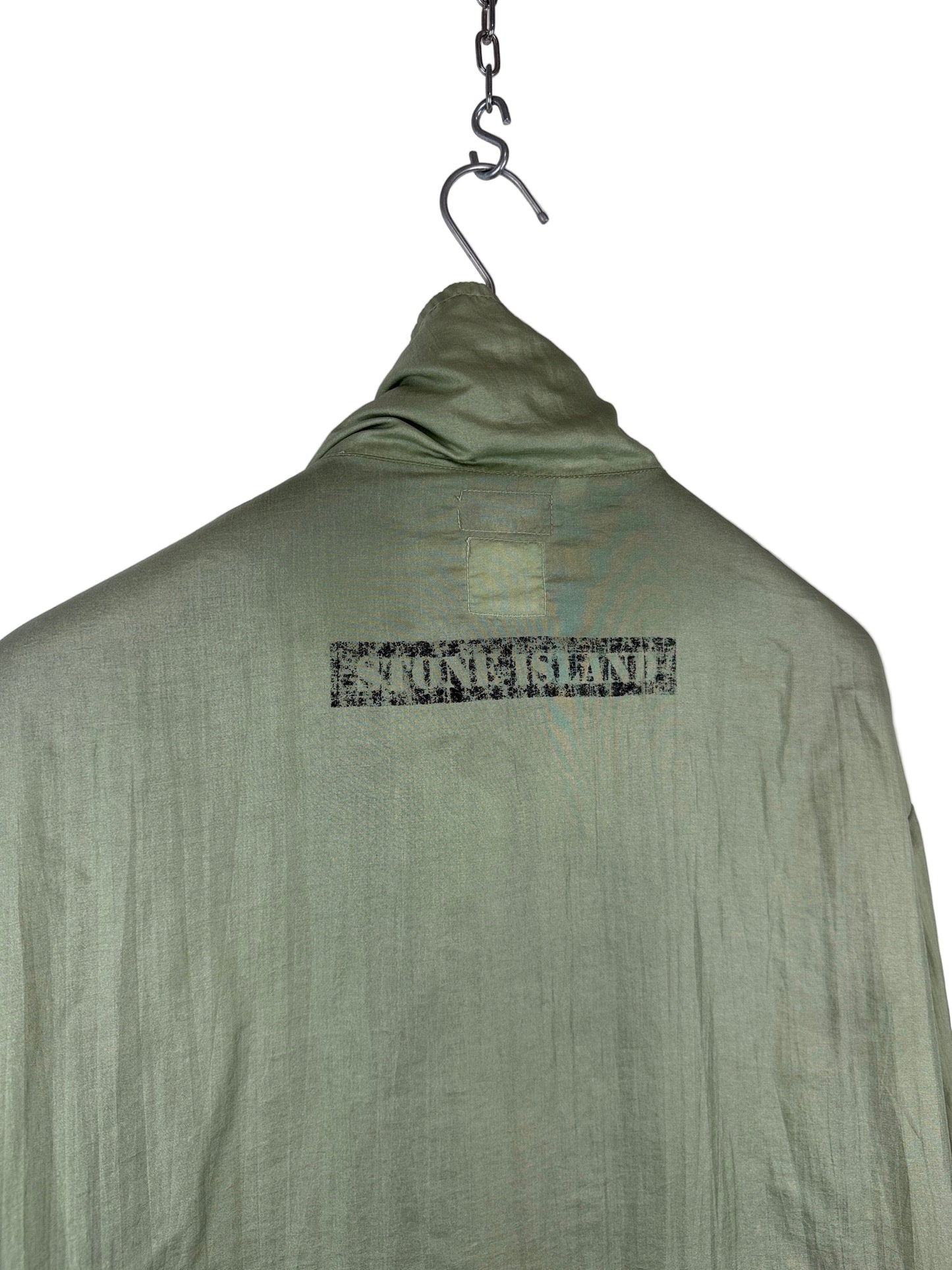 Giacca verde in Nylon Vintage 1988 Stone Island - Taglia M