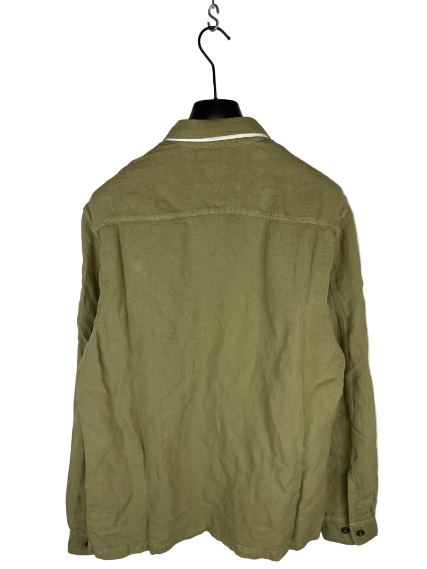Overshirt beige con chiusura a zip C.P. Company (nuova con cartellino) - Taglia L