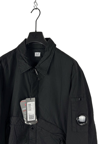 Giacca Flatt Nylon nera in Primaloft C.P. Company (nuova con cartellino) - Taglia L