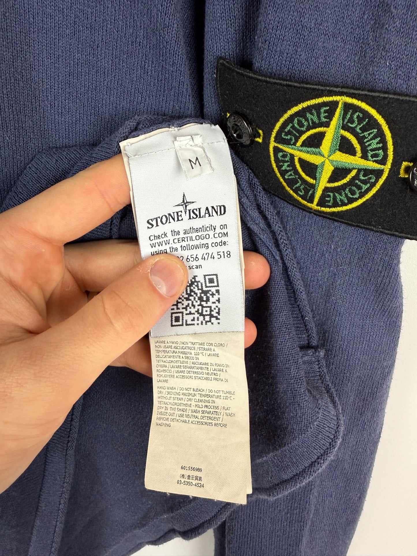 Maglione blu Stone Island - Taglia M