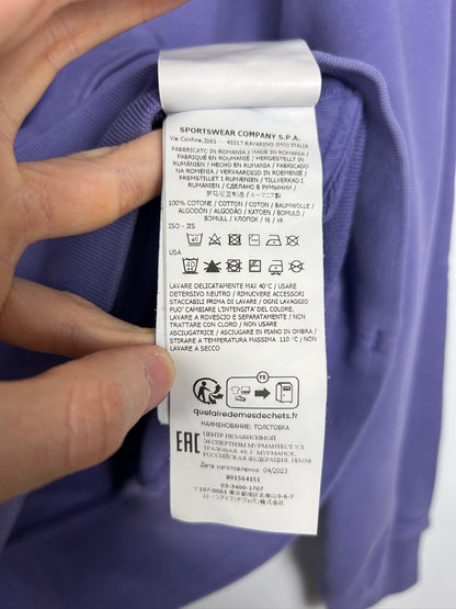 Felpa lilla con cappuccio Stone Island - Taglia M