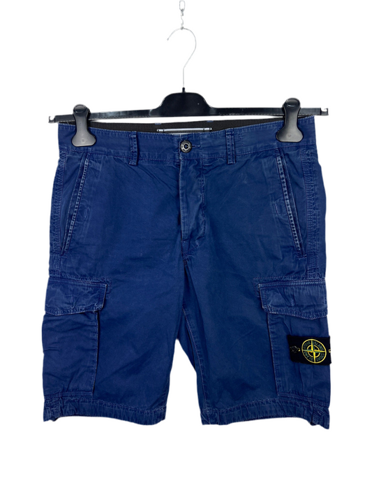 Pantaloncini cargo blu Stone Island - Taglia W31