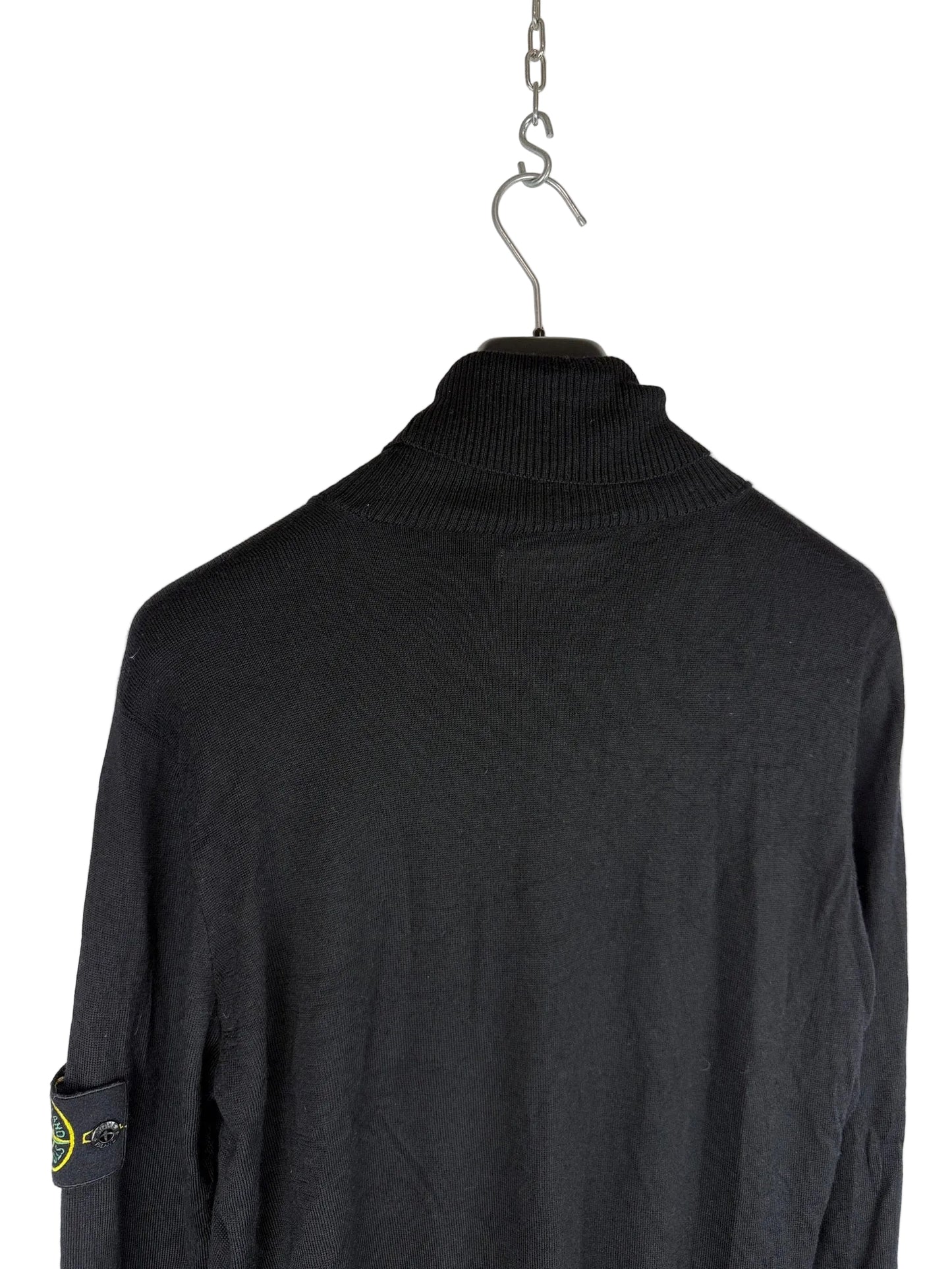 Maglione dolcevita nero Stone Island - Taglia S